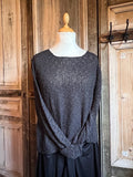 Normal Crazy - Trui Walnut - #01 Zwart/Antraciet