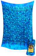 Luna Serena - Sarong / Pareo 4 ply - 04 verschillende tinten blauw
