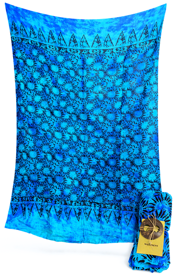 Luna Serena - Sarong / Pareo 4 ply - 04 verschillende tinten blauw