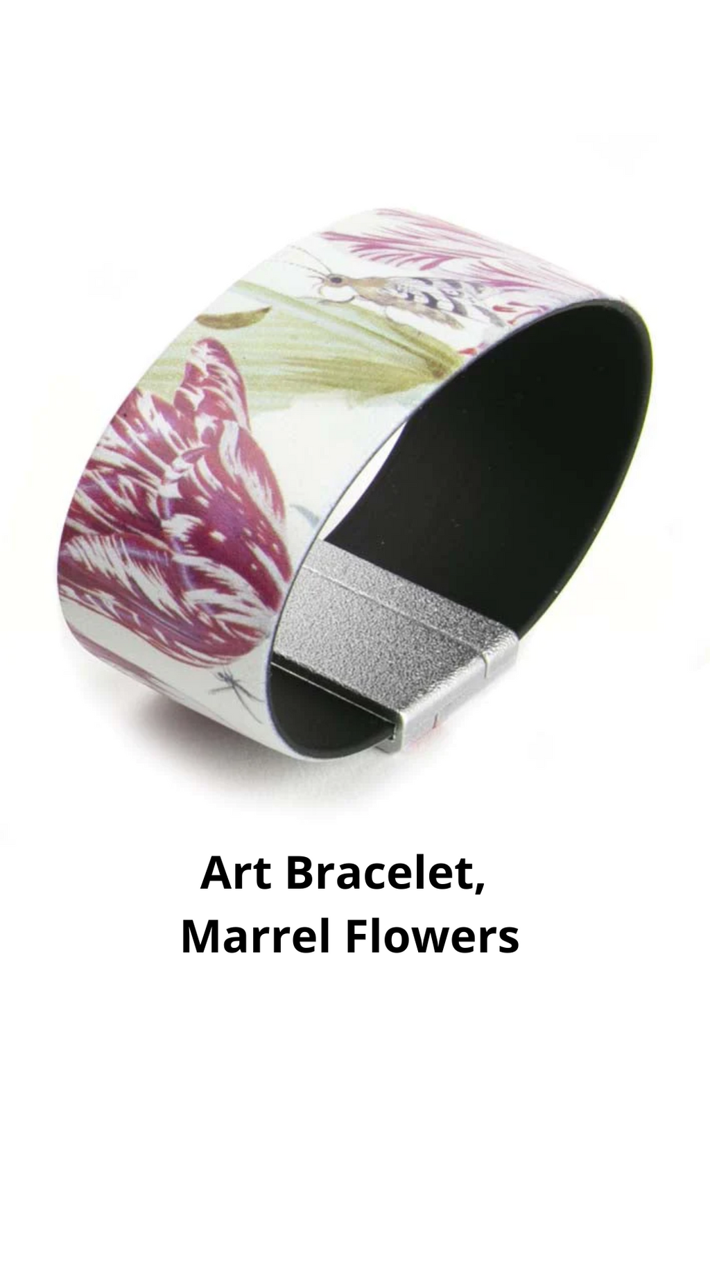 Fates - Art Armband, Marrel Flowers, 25mm