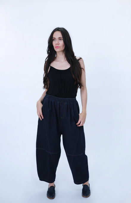 Bella Blue - Denim Broek - A34-P10 Donkerblauw