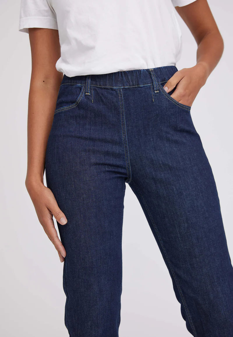 LauRie - Kelly Regular ML (#100728/24412) - Dark Blue Denim