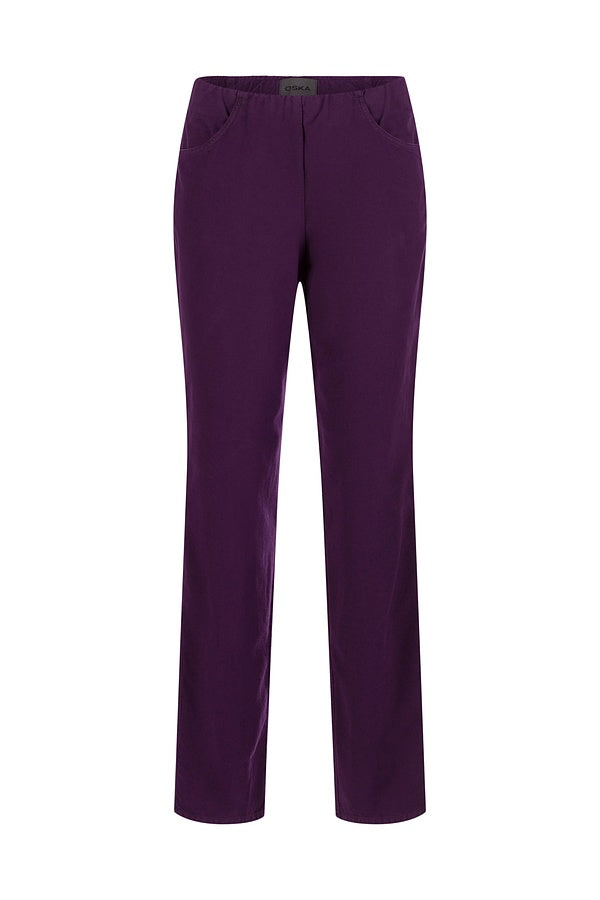 OSKA® Broek 423 / Katoen-Lyocell moleskine met stretch - 482ACAI+