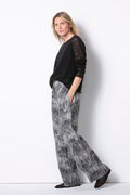 OSKA®- Broek 542 Wash - Print 990 Black/white - Maat 1