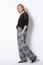 OSKA®- Broek 542 Wash - Print 990 Black/white - Maat 1