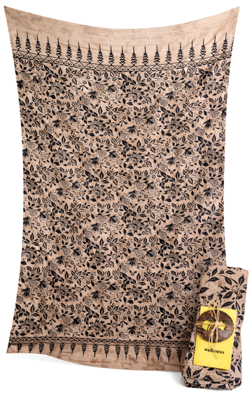 Luna Serena - Sarong / Pareo 4 ply - 10 Beige/bruin