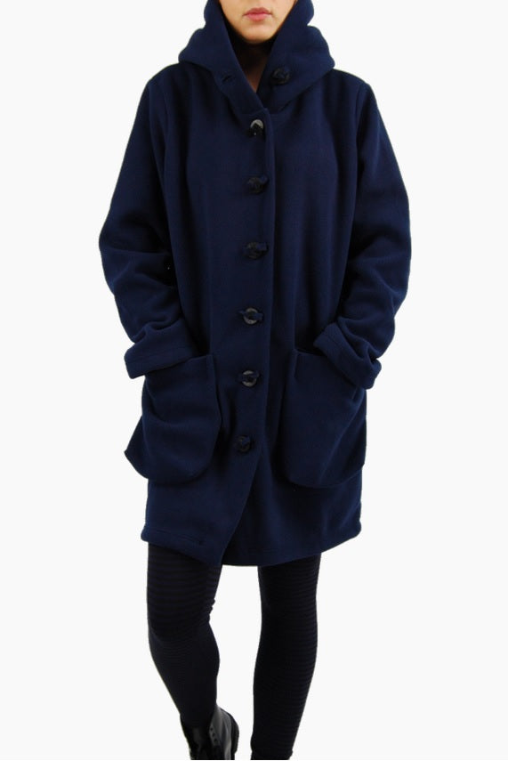 Boris - Jas capuchon zware kwaliteit fleece - uni nr. 1100