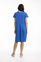 ORIENTIQUE - Jurk Bubble 1134 - Electric Blue