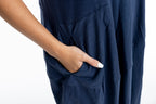 ORIENTIQUE - Jurk Bubble 1134 - Navy