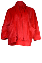 Boris - Wijd vest met zakken 1144-O - Rood