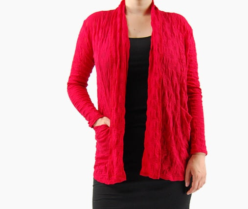 Boris - Vest met zakken balletje - nr. 1158 Rood