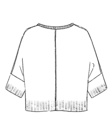 OSKA® Pullover 623 / Bouclé Katoenmix - 490Navy