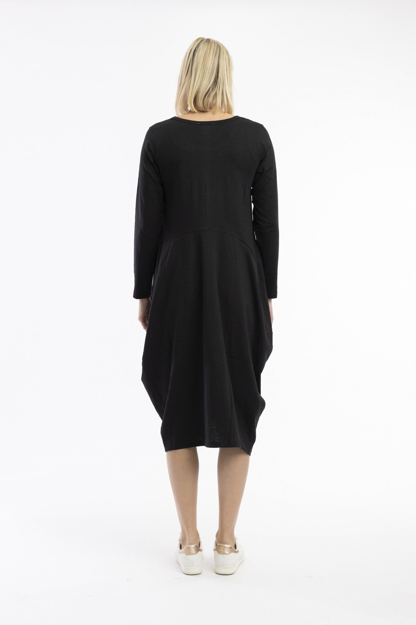 ORIENTIQUE - Essential jurk bubble - Navy