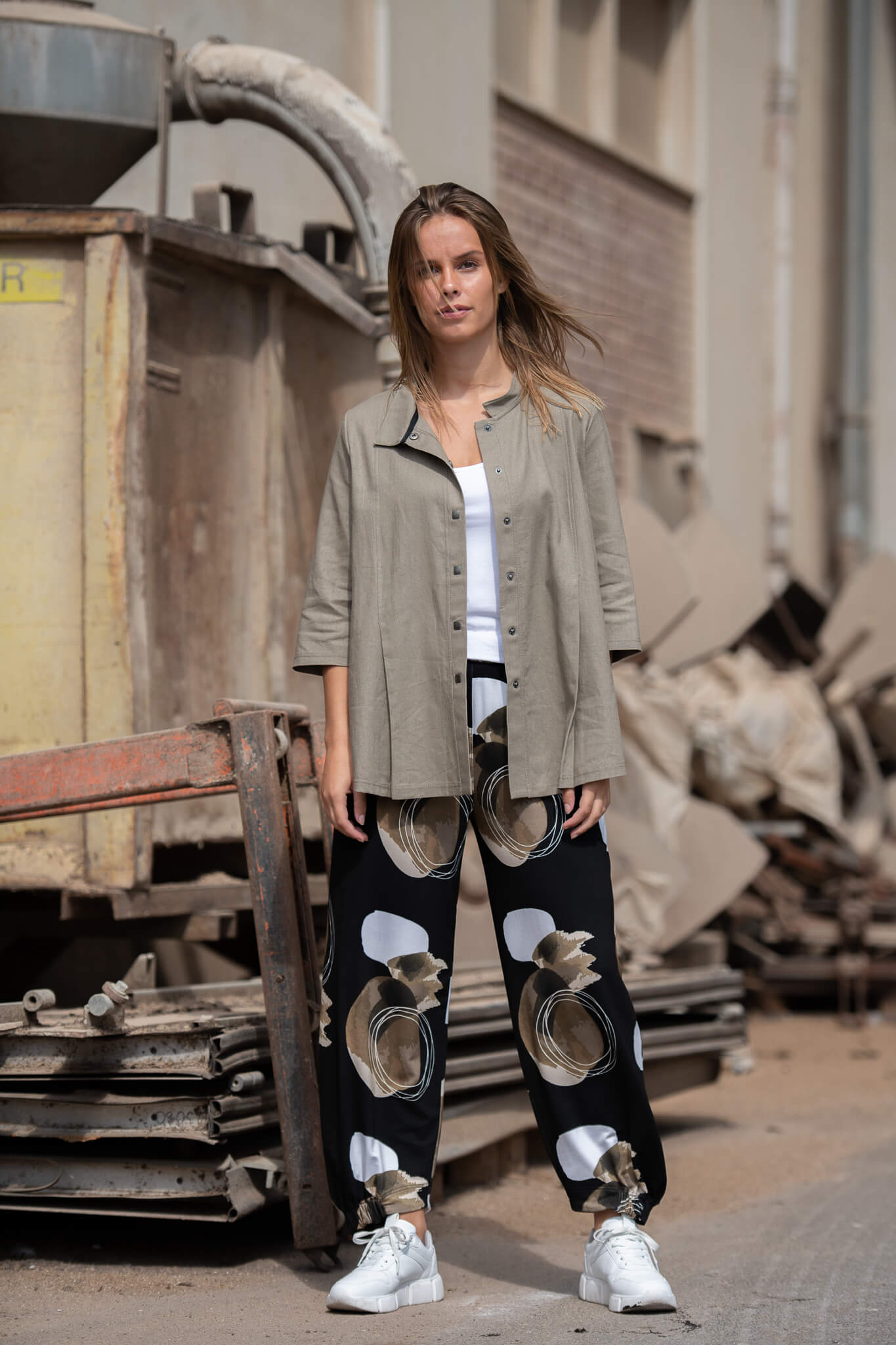 E-Avantgarde - Jack / Blouse Taupe *