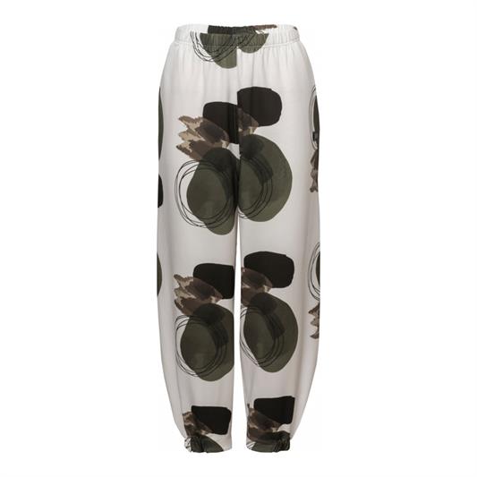 E-Avantgarde - Broek wit print *