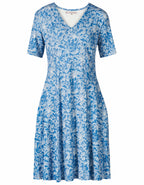 Himalaya - Iva jungle blauw jurk Bloem