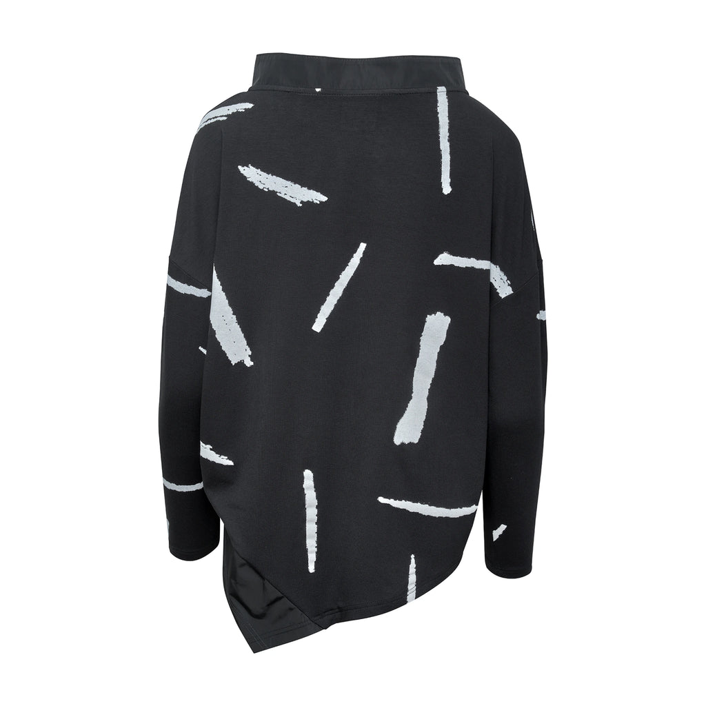 E-Avantgarde - Blouse 14611-9 - Print Black/white