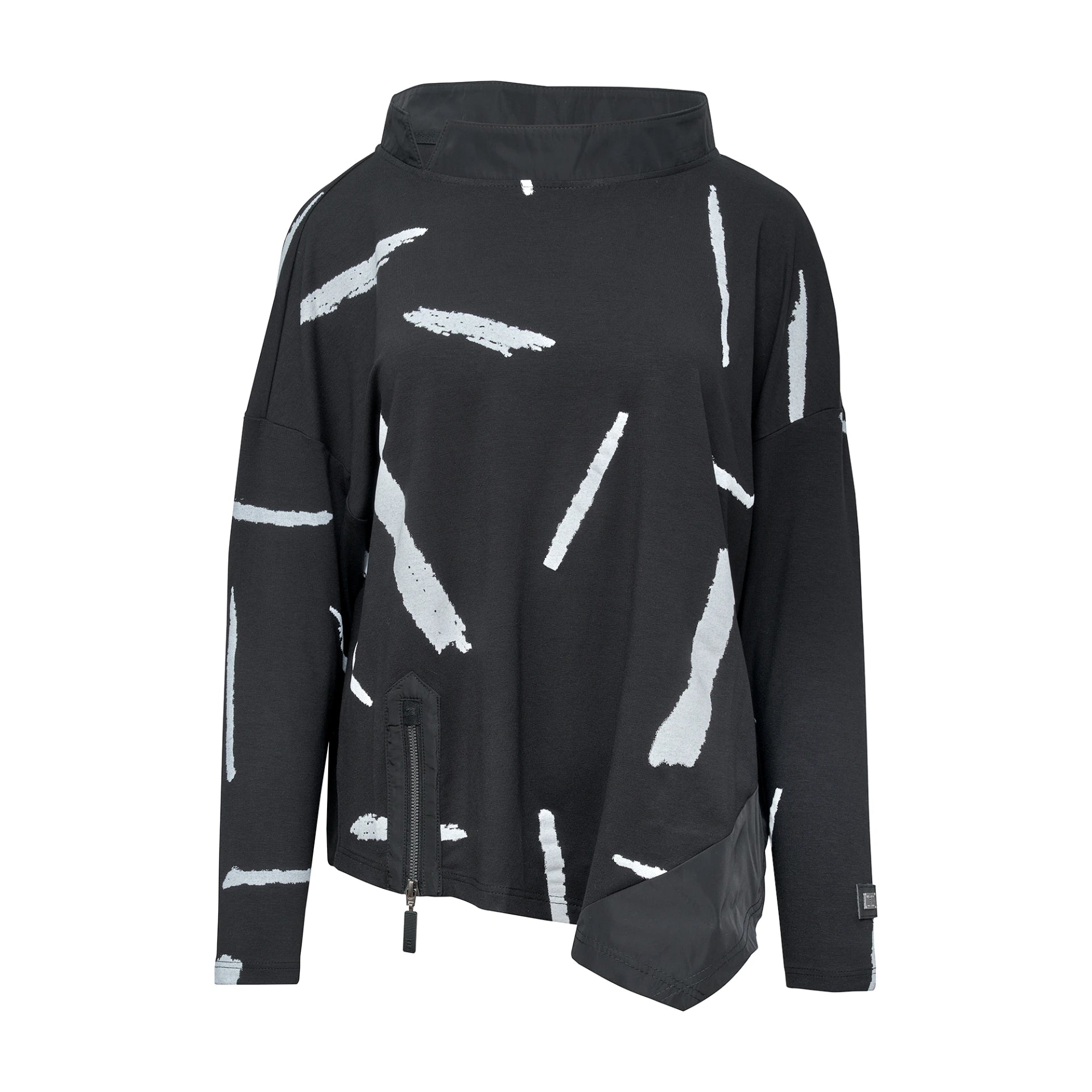 E-Avantgarde - Blouse 14611-9 - Print Black/white