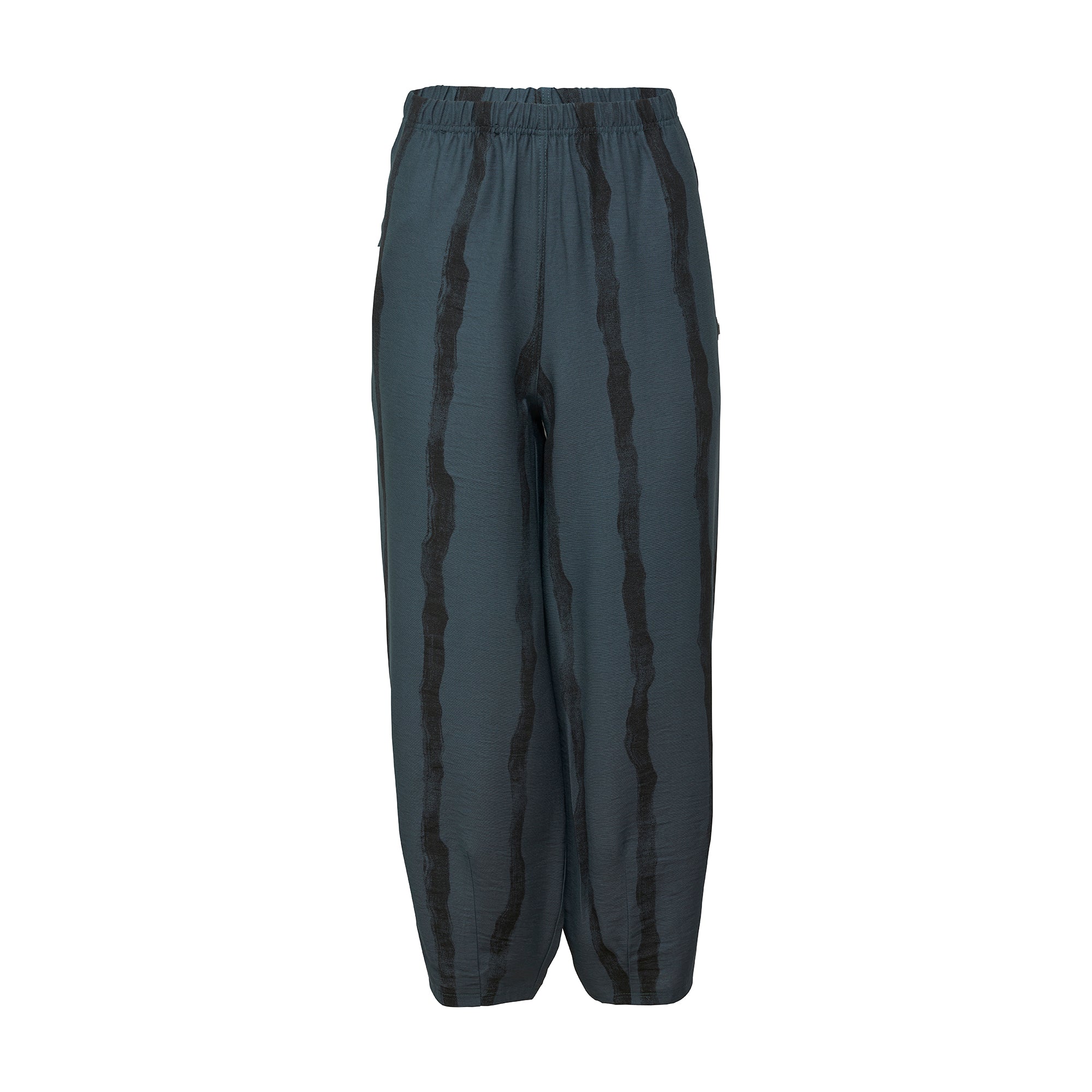 E-Avantgarde - Broek 14892 - Print Petrol Black - Maat M