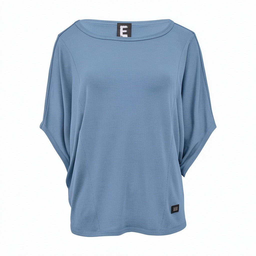E-Avantgarde - Blouse 14981  - Jeansblauw