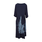 E-Avantgarde - Jurk 15004 - Navy Sky