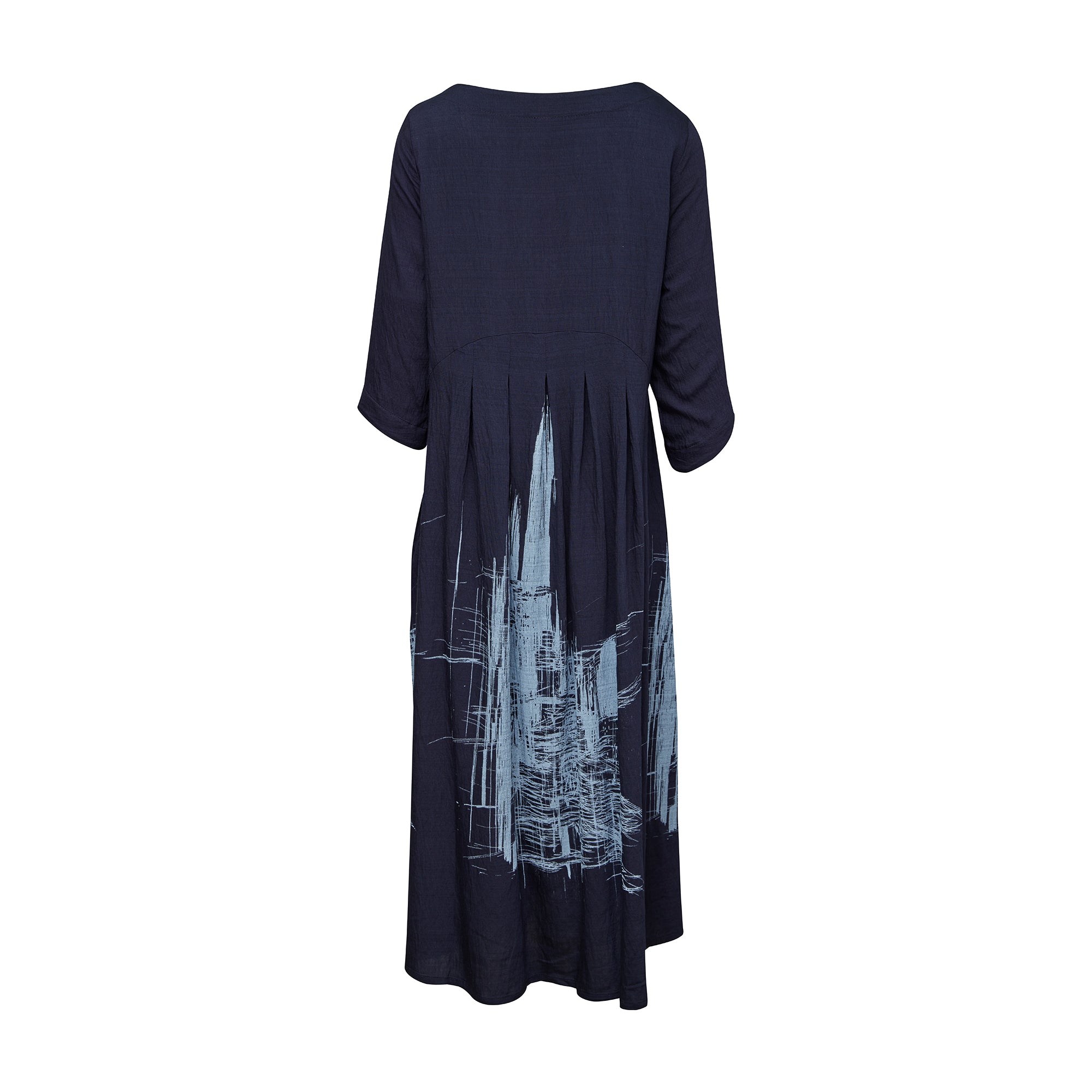 E-Avantgarde - Jurk 15004 - Navy Sky