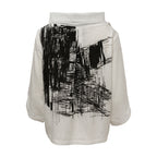 E-Avantgarde - Blouse 15005 - White / Black