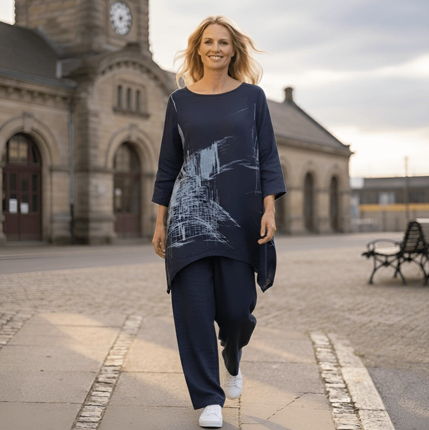 E-Avantgarde - Tuniek 15001 - Navy Sky