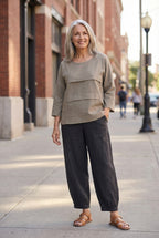 E-Avantgarde - Blouse 15051 - Taupe