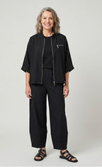 E-Avantgarde - Blouse jasje 15140 -99 - Black