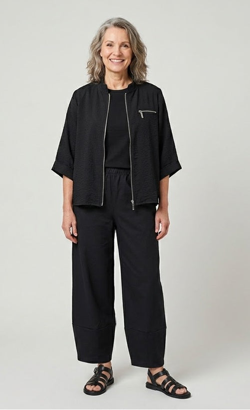 E-Avantgarde - Blouse jasje 15140 -99 - Black