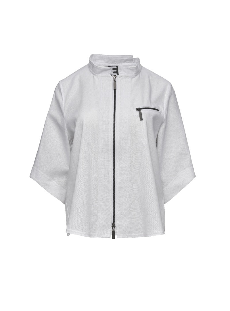 E-Avantgarde - Blouse jasje 15140 -1 - White