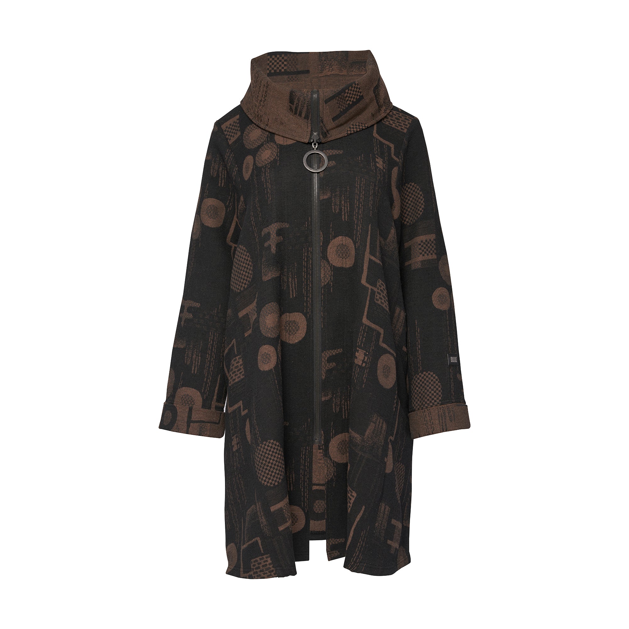 E-Avantgarde - Swagger coat 15323-77 - Brown