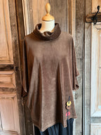 Geesje Sturre - Trui losvallende col 635558- #716 Bruin