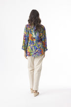 ORIENTIQUE - Zapallar Top V hals - Print