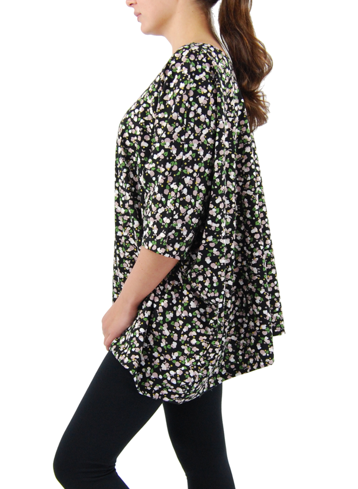Boris - shirt oversized - Streep-Stip of Bloem - nr. 2010
