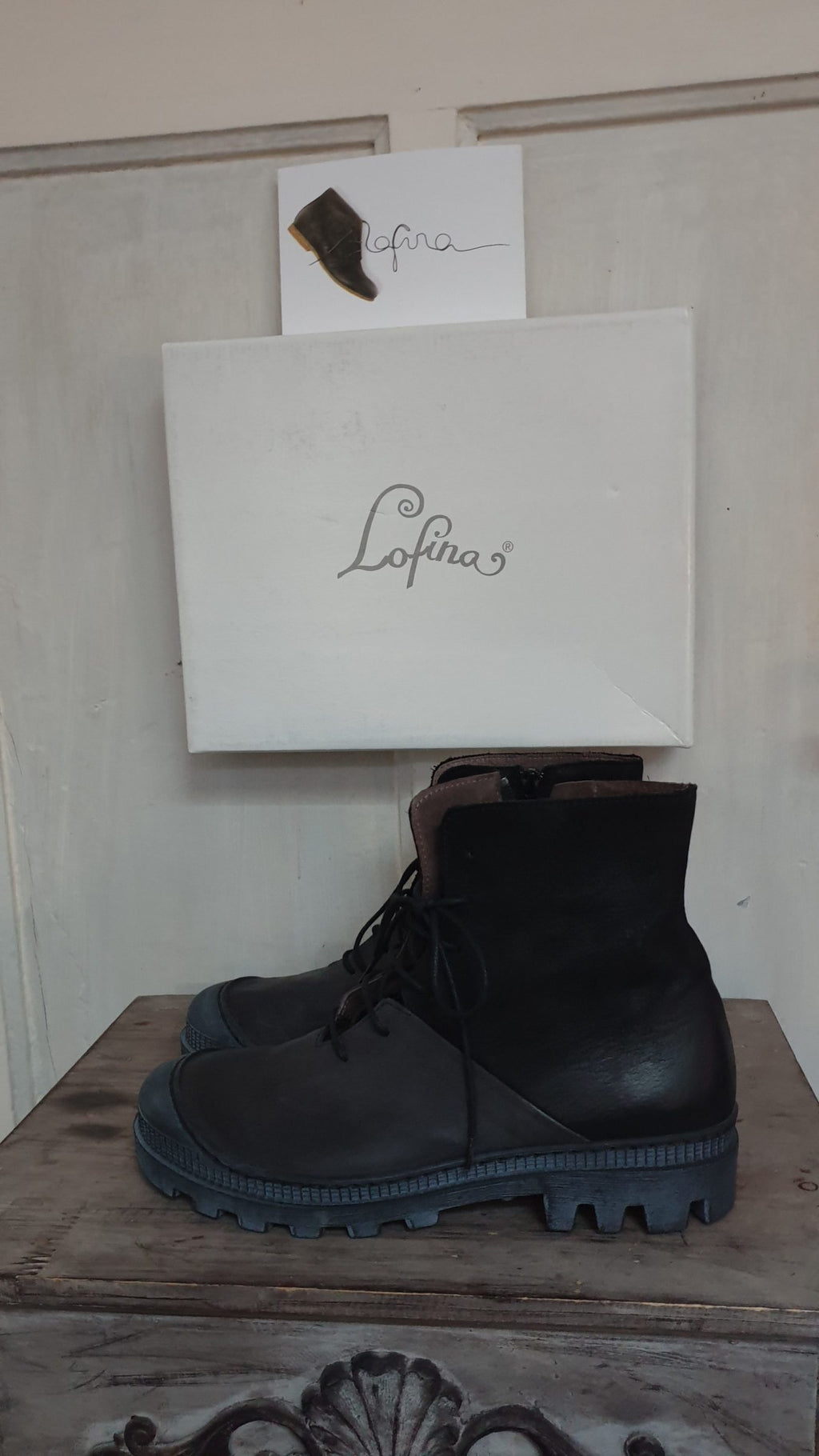Lofina - boot i6-965 - grey/nero