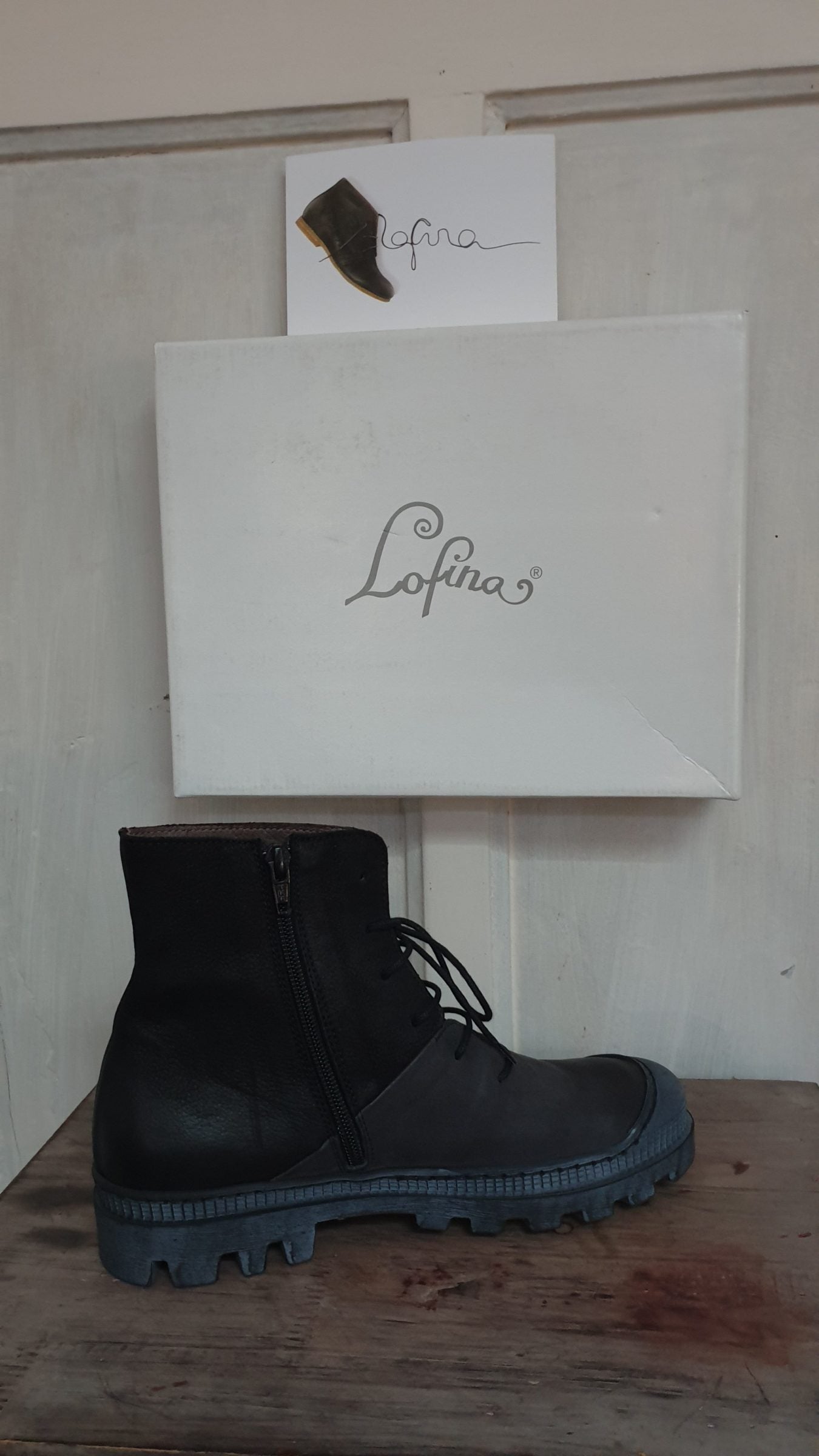 Lofina - boot i6-965 - grey/nero
