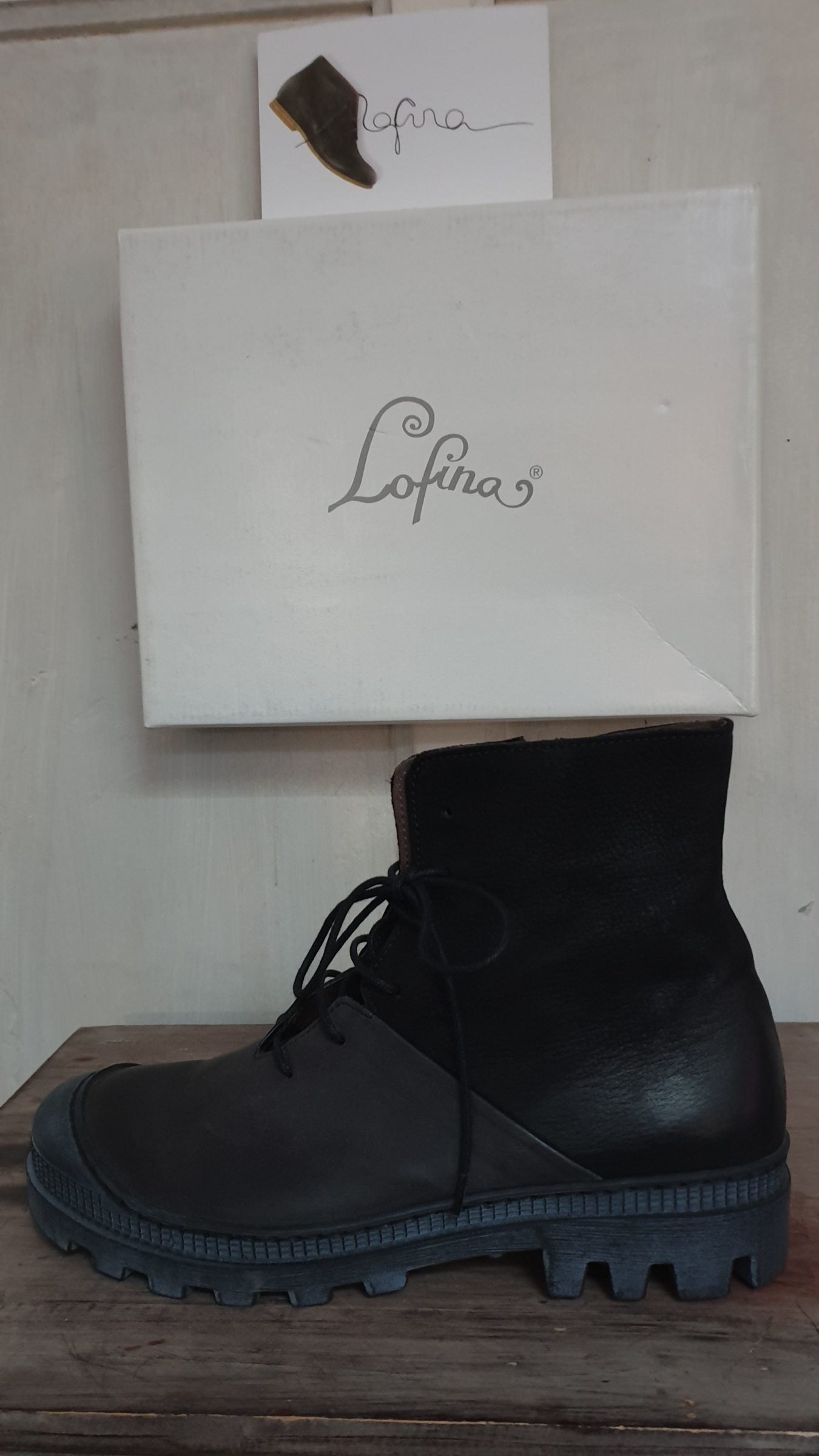 Lofina - boot i6-965 - grey/nero
