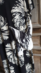 Alembika Dress Black White - Maat M - Laatste kans