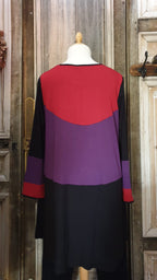 Angel Circle Tunic  roze-paars-zwart*