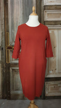Himalaya Dress Ally GOTS rust