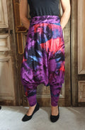Normal Crazy - Harembroek Tie-dye - Print Paars/Rood
