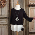 Luukaa shirt 21Y0109 - Black / white