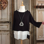 Luukaa shirt 21Y0109 - Black / white