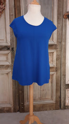 Aïno - Basic Shirt Luna - Kobalt