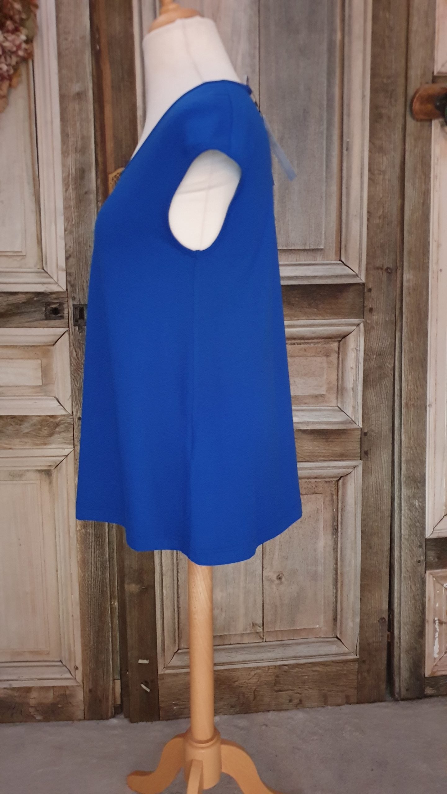 Aïno - Basic Shirt Luna - Kobalt