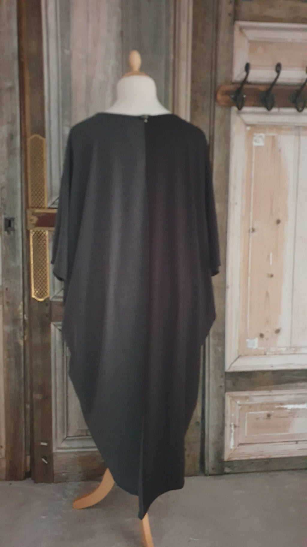 Boris jurk / tuniek lang wijd lyocell - nr. 2207