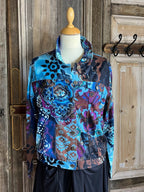 ORIENTIQUE - Biker Jacket - Mandala - Maat 38*
