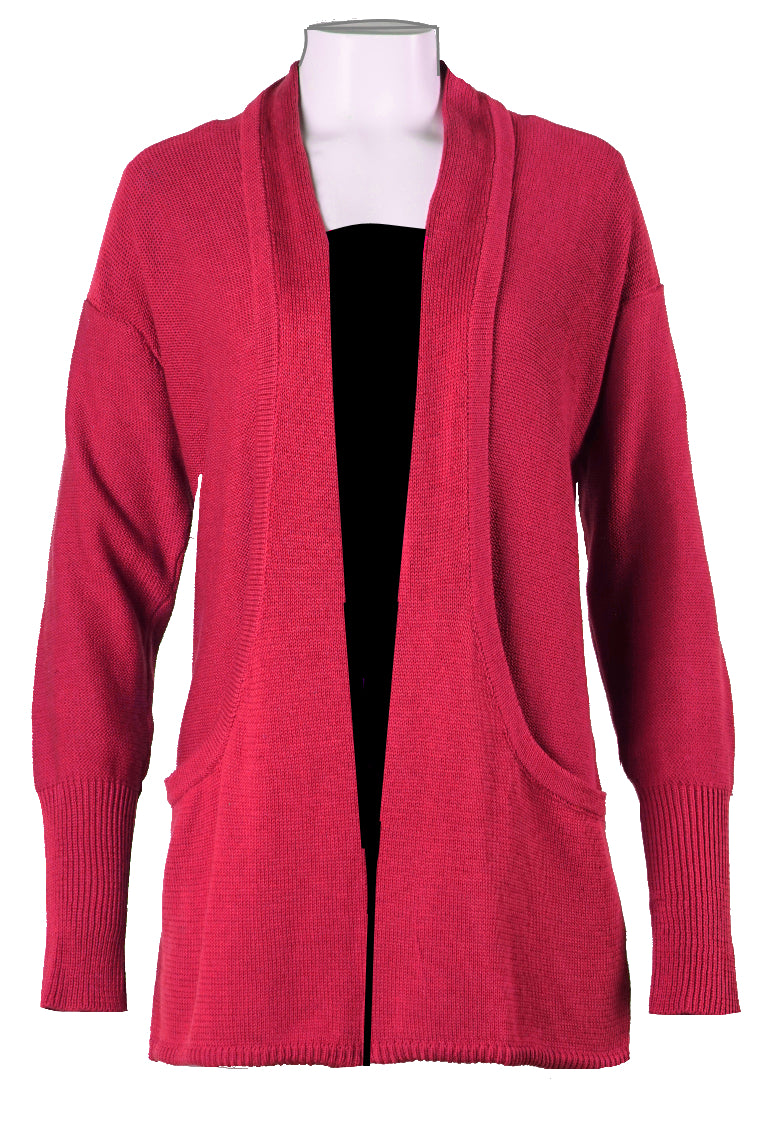Heart - Agung cardigan Rood - Maat s/m Rood